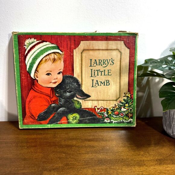Vintage Pop Up Book Larry’s Little Lamb 1950s Charlot Vardon with Box - Picture 1 of 16